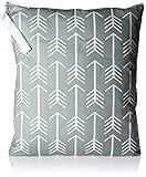 Planet Wise Wet Diaper Tote Bag, Aim Twill, Large by Planet Wise