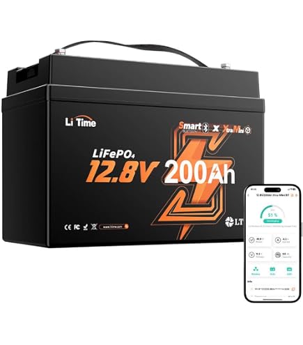 Amazon | LiTime 12V 230Ah Plus リン酸鉄リチウムイオンバッテリー
