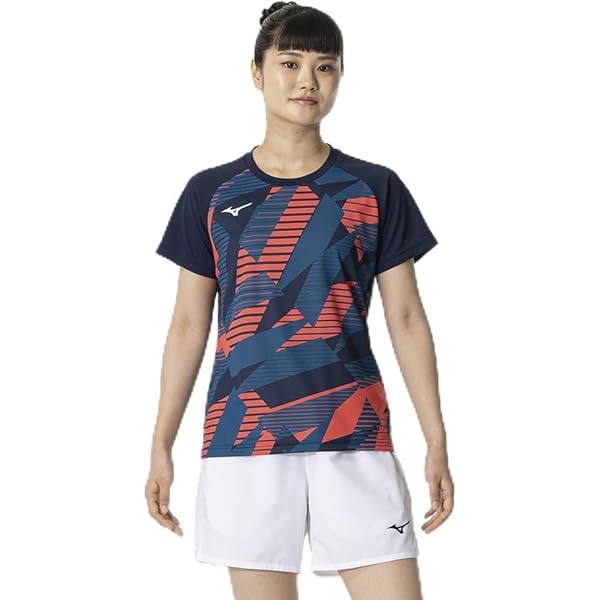 Amazon.co.jp: [ミズノ] テニスウェア ゲームシャツ 吸汗速乾 ダイナ