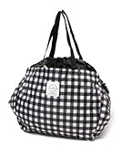 レジかごバッグ (ギンガムブラック)