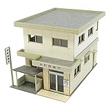 さんけい 1/150 なつかしのジオラマシリーズ 診療所 ペーパークラフト