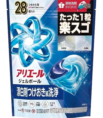 Amazon.co.jp: アリエール 洗濯洗剤 ジェルボール PRO 部屋干し