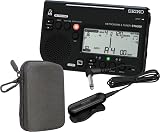 SEIKO STH200スペシャルパック STH200BK ブラック＋ STM30BK ブラック＋ケース付き/チューナーメトロノーム＆クリップマイク/オリジナル小物入れ STH200 セイコー