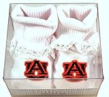 オーバーンTigers Boxed Baby Booties withレース