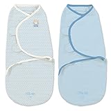 Little Me Original Swaddle 2-PK Chevron Bear (SM) by SwaddleMe