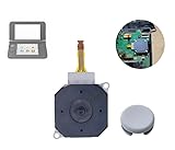 KSSA 互換品 旧 3DS / 3DS LL / 2DS アナログ ジョイス スティック スライドパッドコントロール キャップ付き 基板 交換用 修理 部品 パーツ (ライトグレー)