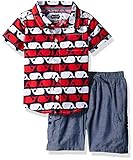 Mud Pie Baby Boys ' Whaleショーツセット カラー: ブルー