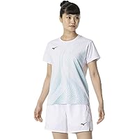 Amazon.co.jp: [ミズノ] テニス バドミントン ゲームシャツ 半袖 吸汗