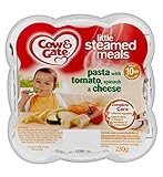 Cow & Gate Little Steamed Meals Pasta with Tomato, Spinach & Cheese 10m Onwards 230g (Pack of 2) - 以