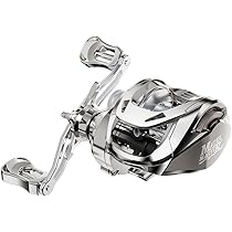 Amazon | ベイトリール 両用 左/右ハンドル ギア比6.3:1 最大ドラグ力