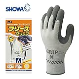 ［ショーワグローブ］防寒手袋【フリースグリップ】（1袋10双入・天然ゴム製）《035-452・L》