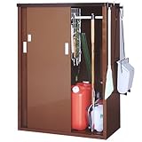 スチール製　家庭用ガーデン収納庫　H120cm