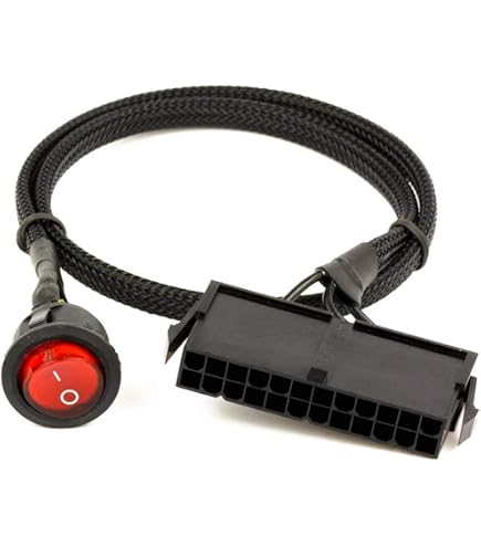 Amazon | Hinsoo 24ピンATX電源スターター 電源ジャンパーブリッジ