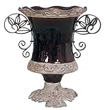 アンティーク風　陶器製の花器【08131】