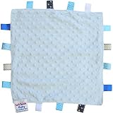 Baby Super Soft Deluxe Comforter Blanket with Satin Ribbons (Blue) by TeddyT's