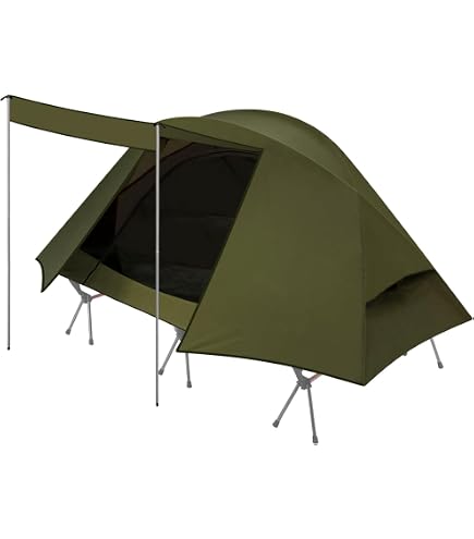 Amazon | DesertFox コット キャンプ 2way 軽量 150KG高耐荷重