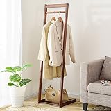QFFL クリエイティブソリッドウッドシンプルなコートラック/床のベッドルームのハンガー/ウッディシンプルな洋服のハンガー40 * 45 * 150センチメートル コートラック ( 色 : A )