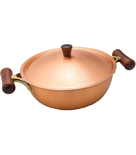 Amazon｜遠藤商事 業務用 エトール 寸胴鍋 18cm 銅・真鍮・錫 日本製