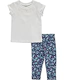 カーターズ Carter's カットソー 半袖 テリー綿100% ＆ レギンス 綿95% ポリウレタン5% 2点セット 2-Piece French Terry Top & Legging Set 3