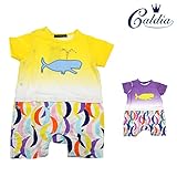 【子供服】 Caldia (カルディア) グラデーションクジラオール・ロンパース 70cm，80cm A36701