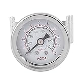 uxcell 圧力計 ラウンドダイヤルのタイプ 0-140psi 0-10kg/cm2 10mm 1/8BSP