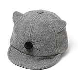 (エムエイチエー) M.H.A.style ベビー用　アニマルキャップ KIDS 子供 子供服 赤ちゃん 男の子 女の子 21684 A.グレー