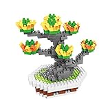 Andux Space ミニブロック 積み木 ABS 軽量 KLJM-02 (牡丹)