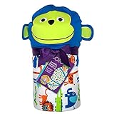 Sozo Baby-Boys Newborn Green Jungle Swaddle Blanket and Cap Set Green/Blue/White/Orange One Size [並行