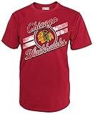 NHL Chicago Blackhawks NHL半袖Tシャツ、XXL、アスレチックレッド