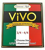 バイオリン弦 ヴィーボ VIVO 3/4-4/4サイズ ４弦セット ナイロン弦（合成弦）