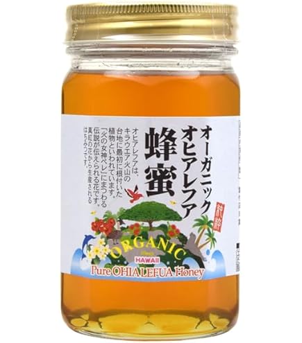 Amazon | レアハワイアン オーガニック ホワイトハニー プレーン 8oz
