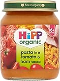 Hipp Organic Pasta in a Tomato & Ham Sauce 4mth+ (125g) トマトとハムソース4Mth +でヒップ有機パスタ（ 125グラム）