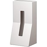 ティッシュボックス ホワイト STAND! ABSDU0025WH