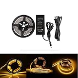 LEDMO Flexible LED Light Strip Kit,LED Tape,Super Bright 600 Units SMD2835 LEDs,Non-Waterproof,Warm 