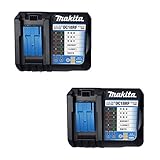 [充電工具ACセット] マキタ急速充電器 DC18RF 2台 (14.4V/18V用|USB充電1口付)　Moldexお試し耳栓付