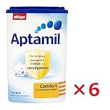 Aptamil Comfort（便秘対策用）乳児用粉ミルク 900g x6個セット【新生児から】