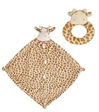 Angel Dear Giraffe Blankie and Ring Ratlle Set by Angel Dear