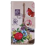 OMATENTI Sony Xperia Z5 Compact (Mini) ケース, 高級PUレザー ケース 手帳型 保護ケース カード収納ホルダー付き 横置きスタンド機能付き マグネット式 スマホ