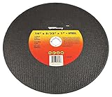 Forney 72356 Chop Saw Blade, Type 1 High Speed Metal with 1-Inch Arbor, A24R-BF, 14-Inch-by-5/32-Inc