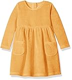 Zutano Little Girls' Toddler Velour Double Pocket Dress Caramel 2T [並行輸入品]