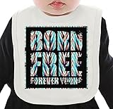 Born Free ネクタイを有する有機ビブ Medium