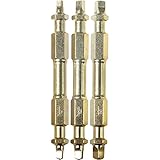 Makita B-49600 Impact GOLD 3 Piece Assorted Square Double-Ended Power Bits, 2-1/2 by Makita