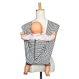 tacmamy(タックマミー) 抱っこ紐 綿100％ ボーダー柄 日本製 全3色 (S, ボーダー・ネイビー)