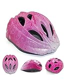 RIHE 軽量 自転車 ヘルメット 子供用 キッズ スケート ボード 安全 サイクリング ジュニア 小学生 アジャスター付き (ピンク)