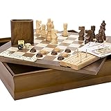 7-in-1 Classic Combo Game with Chess, Checkers, Cribbage & More [並行輸入品]
