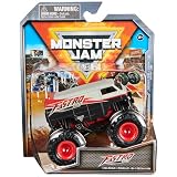 Monster Jam、公式Fastro Vanモンスタートラック、ダイキャスト車両、1:64スケール、3歳以上の男の子向けキッズおもちゃ