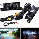 Misaky Night Vision Parking Car Rear View Wide Angle LED Reversing Camera [並行輸入品]