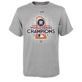 Houston Astrosグレーユース2017年ワールドシリーズチャンピオンロッカールームTシャツ グレー