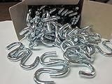 ~ 100 ~ Heavy Duty 4.3 MM x 1 – 1 / 2 "標準Sフック亜鉛メッキスチールフック# 54051