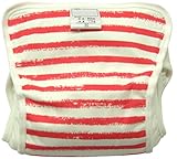 村信 ペイントボーダー柄 おむつカバー 95cm レッド JF115B 日本製